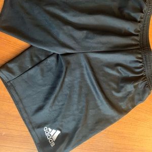 Black adidas shorts
